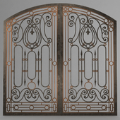 Gates made of metal