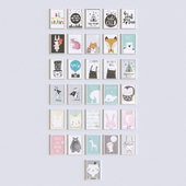 set of posters from happyposterclub