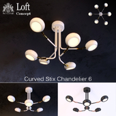 Chandeliers Curved Stix