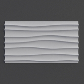 3d panel wave