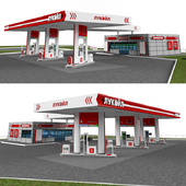 Gas station Petrol station