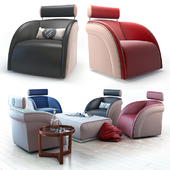 Armchair, pouf and table Tecni nova