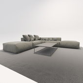 Sofa and table factory Poliform Bolton