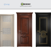 The factory of interior doors "Onyx". Models "Parma", "Rada", "Caesar".