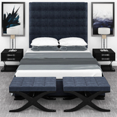 Blue Bedroom furniture The Sofa & Chair Company