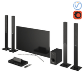 Samsung TV QLED Home Cinema Blu-ray 1