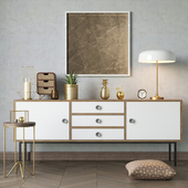 Decorative set gold