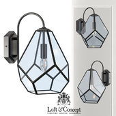 Sconce Geometry Glass Light Bra Transparent