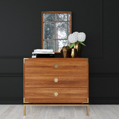 WestElm Malone Set Walnut