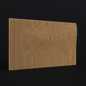 Parametric panel on the wall