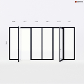 Balcony door Alumil