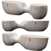 bench caste design pouf