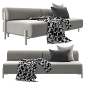 Hem Palo Modular 2-Seater Sofa No Armrests