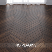 Walnut Wood Parquet Floor vol.007 in 2 types