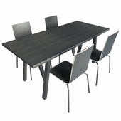 Riggestad table and Martin chair from Ikea