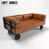 Sofa on wheels