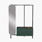 Novamobili easy clothes rail and drawers