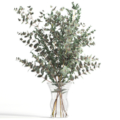 Bouquet of 2 types of eucalyptus