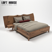 Bed with headboard