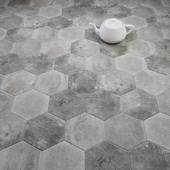 CIR Miami Esagona Dust Gray (Ex Polvere) Tile Set