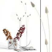 Cymbidium & lagurus decor