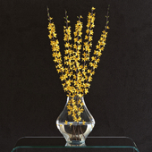Flower Arrangement: Forsynthia Set4