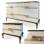 Chest and nightstand Dilan. Dresser, bedside table by AR Arredamenti