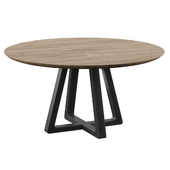 Round dining table