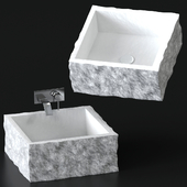 Stone washbasin.