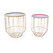 GARDA DECOR Set of 2 coffee tables with worktops A98002170
