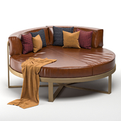 gandia blasco round sofa-bed