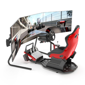 Racing game simulator