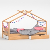 Toddler Floor Bed 2