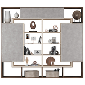 Rack with decor