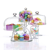Cake Holders & Covers Set # 4