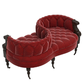 Red sofa