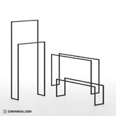 OMINIMALISM Shoe Racks and Towel Holder
