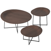 Trevi coffee tables. Molteni.