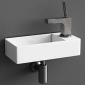 washbasin WeltWasser Aisbach &  faucet Hansgrohe Axor Citterio