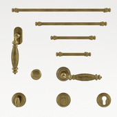 OM Door / furniture handles Fadex collection - Siena Groove. Italy