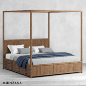 OM Moonzana Canopy Printmaker Bed
