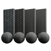 Basalt Chevron Tiles