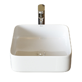 Washbasin Roca Inspira Square 37x37 cm, surface mounted 327532000