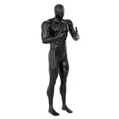 Male abstract mannequin showing gesture with hands 155