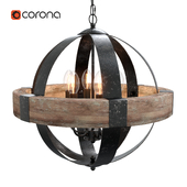 Farmhouse weathered oak wooden