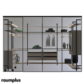 Raumplus Walk-in-closet UNO partition S1200 AIR