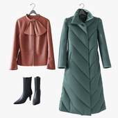 jacket boots down jacket