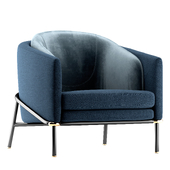 FIL NOIR Armchair By Minotti
