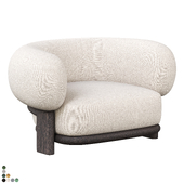 Bol Armchair By HC28 Cosmo