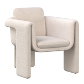 Floria velvet armchair